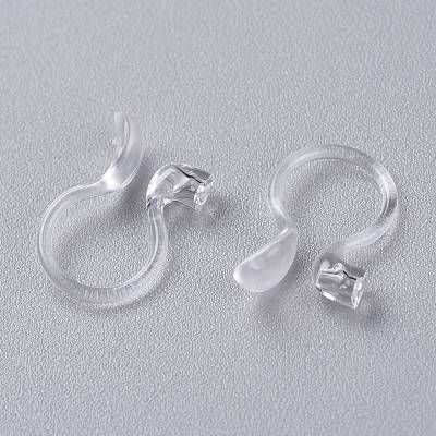 Plastic Clip-on Earring Converters Findings KY-K012-04-1