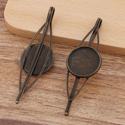 Iron Hair Bobby Pin Findings OHAR-PW0001-019AB-1