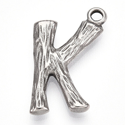304 Stainless Steel Pendants STAS-N117-01P-K-1