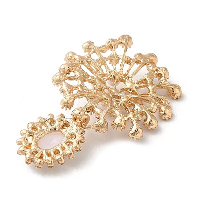 Zinc Alloy Rhinestone Pendants PALLOY-Z017-01B-KCG-1