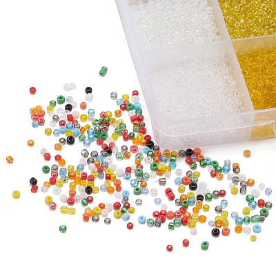 22400Pcs 28 Colors 12/0 Glass Seed Beads SEED-YW0001-84-1