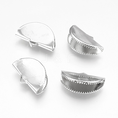 Iron Ribbon Crimp Ends X-IFIN-I026-02P-A-1