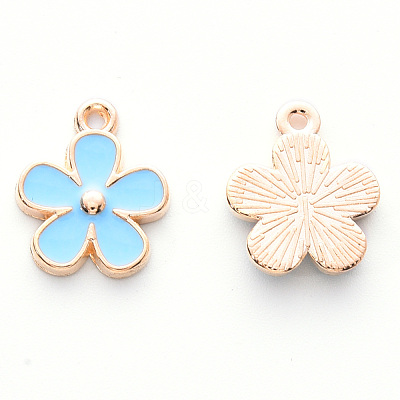 Alloy Enamel Charms X-ENAM-R059-02-RS-1