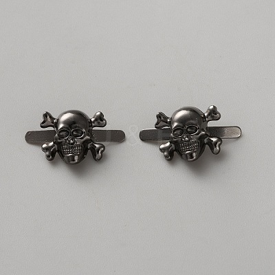 Skull Alloy Decorative Brads FIND-WH0519-98B-1