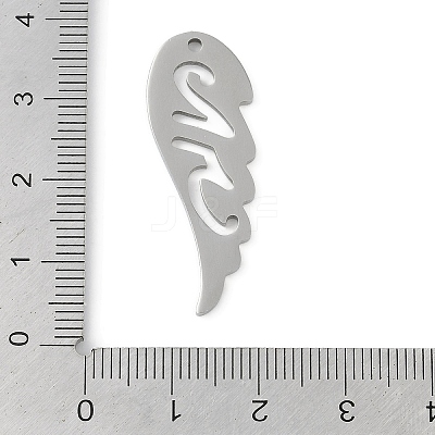 Non-Tarnish 304 Stainless Steel Pendants STAS-L279-007P-1