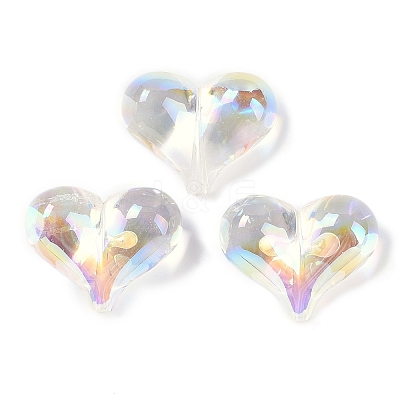 UV Plating Transprent Acrylic Beads OACR-S145-07B-1