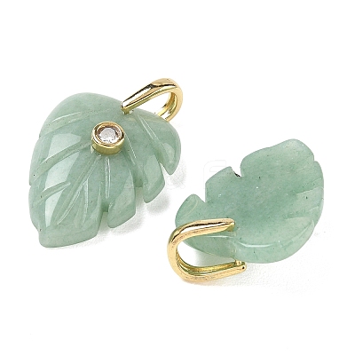 Natural Green Aventurine Pendants GG-CBA105B-01N-G-1