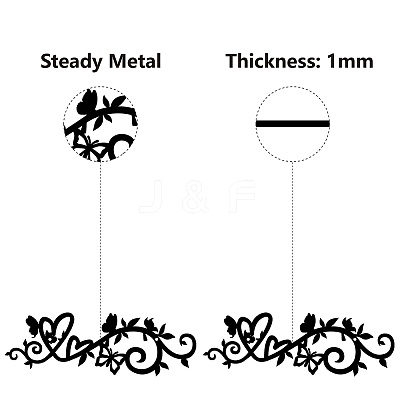 Iron Wall Signs AJEW-WH0286-119-1