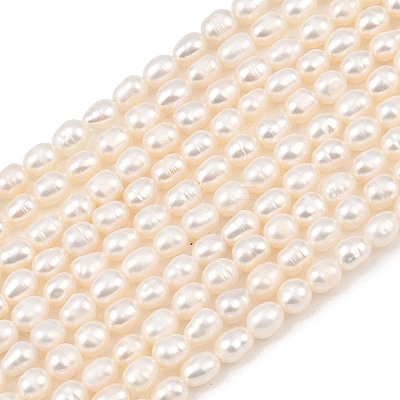 Natural Cultured Freshwater Pearl Beads Strands PEAR-F020-15-1