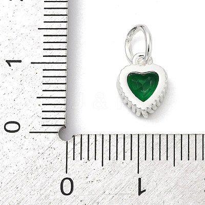 Brass Micro Pave Cubic Zirconia Pendants LS-KK-H204-01S-06-1