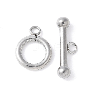 304 Stainless Steel Toggle Clasps STAS-Z124-01A-P-1