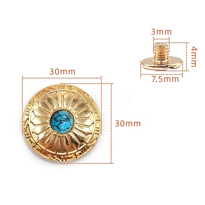 Alloy Decorative Buttons PW-WG1200D-29-1
