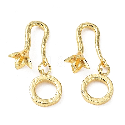 Brass Peg Bails Pendants KK-A189-04G-1