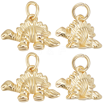 10Pcs Rack Plating Brass Pendants KK-BBC0017-13-1
