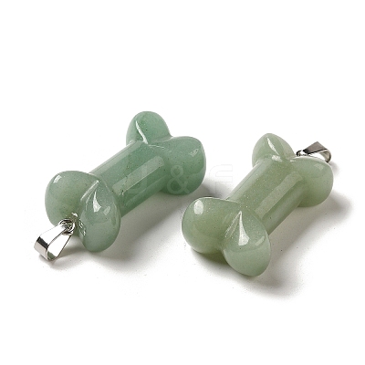 Natural Green Aventurine Pendants G-K353-02P-08-1