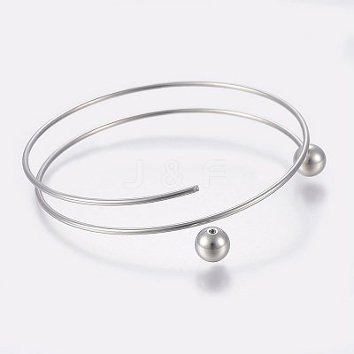 Tarnish Resistant 304 Stainless Steel Bangles Making LS-MAK-K019-01P-1