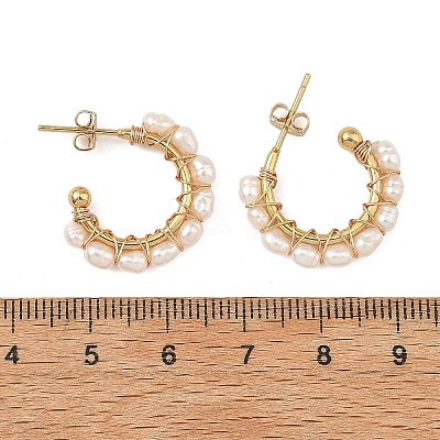 304 Stainless Steel Stud Earrings EJEW-JE07377-1