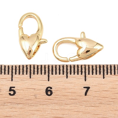 Brass Lobster Claw Clasps KK-H287-08C-G-1