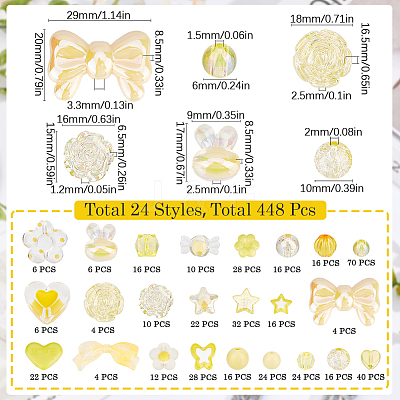 Acrylic & Plastic Beads Kits MACR-SP0001-49B-1
