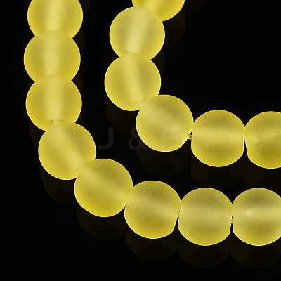 Transparent Glass Beads Strands GLAA-T032-T6mm-MD12-1