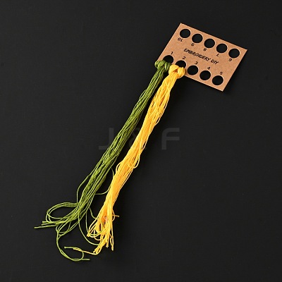 DIY Transparent Fabric Embroidery Kits DIY-K032-79C-1