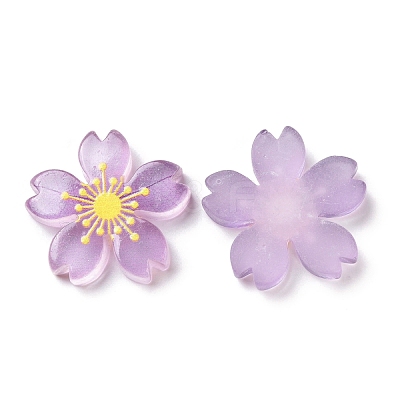 Luminous Resin Cabochons RESI-G030-01A-1