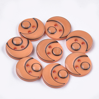 Resin Buttons BUTT-Q041-06A-03-1