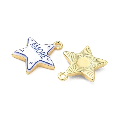 Printed Brass Pendants KK-CBA42CA-08G-02-1