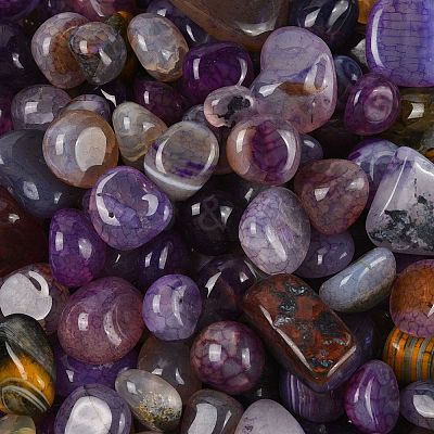 Dyed & Heated Natural Agate Beads X1-G-J402-04E-07-1