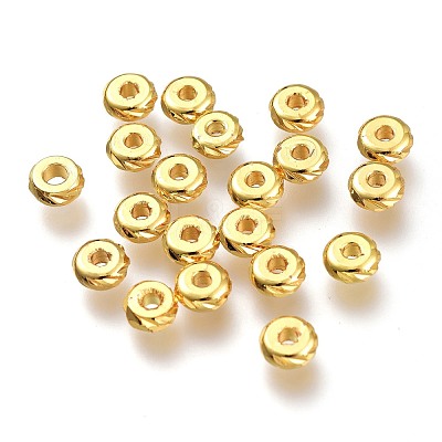 Brass Spacer Beads KK-P189-08G-1