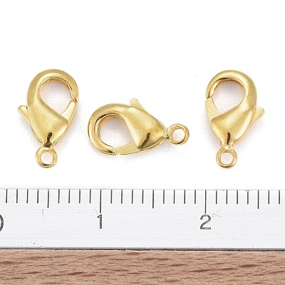Brass Lobster Claw Clasps KK-901-G-NF-1