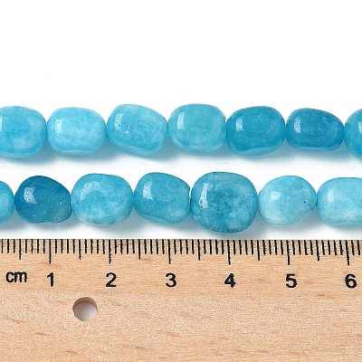 Dyed Natural Malaysia Jade Beads Strands G-P528-I14-01-1