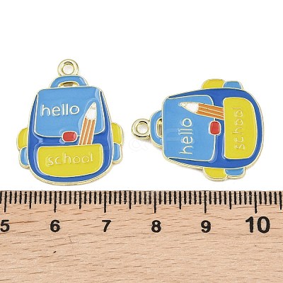 Alloy Enamel Pendants ENAM-L055-01E-02-1