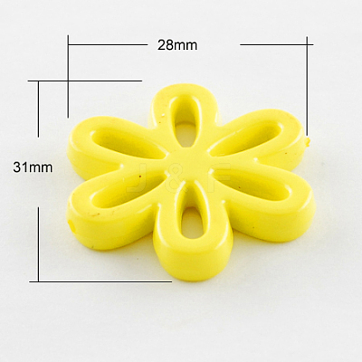 Opaque Acrylic Beads SACR-R783-09-1