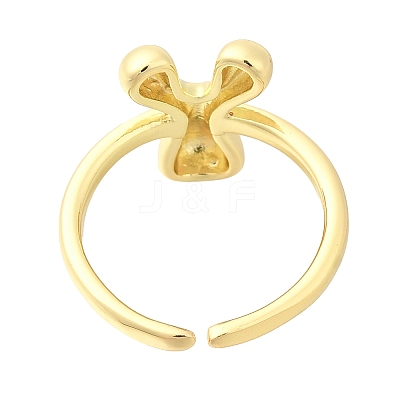 Rack Plating Brass Open Cuff Rings RJEW-S394-01G-Y-1