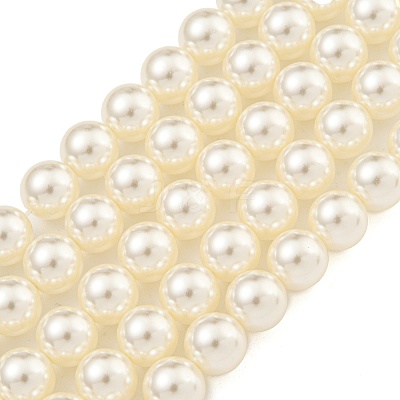 Glass Pearl Beads Strands HY-G002-01D-02-1