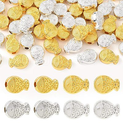 40Pcs 2 Colors Alloy Beads FIND-YW0010-41-1