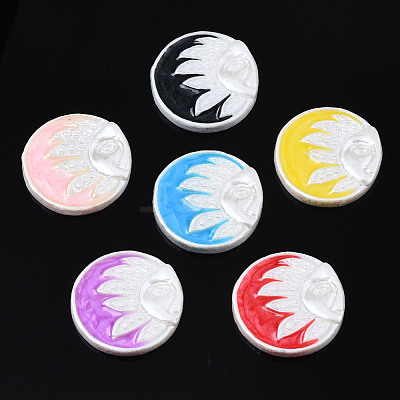 Opaque Resin Cabochons CRES-S302-73A-1