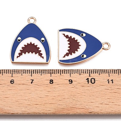 Alloy Enamel Pendants X-ENAM-T020-60B-1