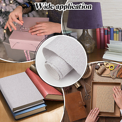 Imitation Linen Cloth Book Covers AJEW-WH0314-504A-1