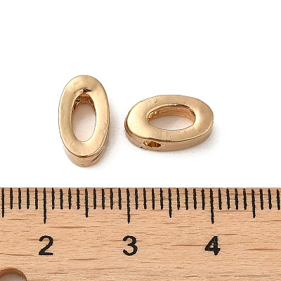 Golden Plated Alloy Beads PALLOY-CJC0001-64KCG-O-1