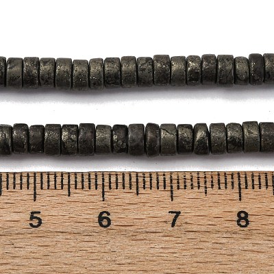 Natural Pyrite Beads Strands G-L624-I13-2x4mm-1