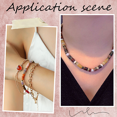 1 Strand Natural Imperial Jasper Beads Strands G-BBC0001-26-1