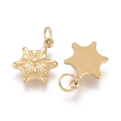 Christmas Ion Plating(IP) 304 Stainless Steel Charms STAS-I164-025G-1