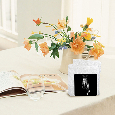 Iron Napkin Holder DJEW-WH0020-005-1