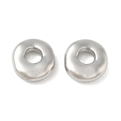 Brass European Beads KK-CBAFC6C-02P-1