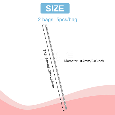 2 Bags Stainless Steel Doll Hair Rerooting Tool TOOL-GA0002-06A-1