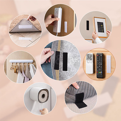 2 Sets 2 Colors Sided Self Adhesive Hook and Loop Tapes FIND-TA0005-30-1