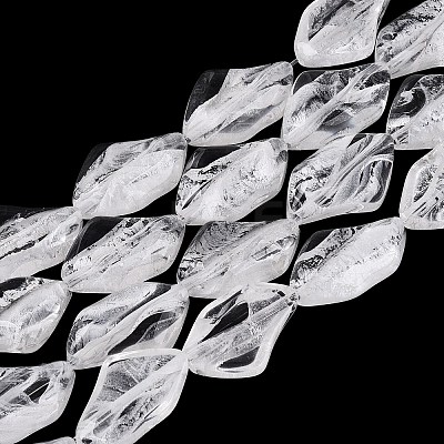 Handmade Lampwork Beads Strands LA-N046-02O-1