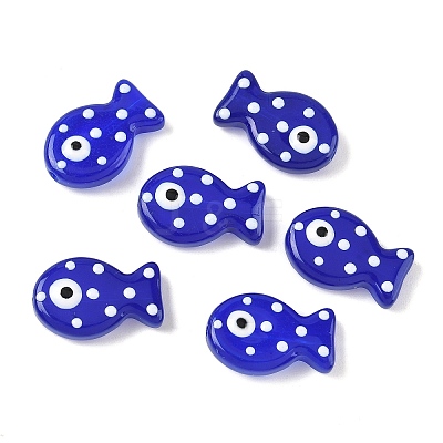 Baking Paint Glass Enamel Beads X-LAMP-D303-04L-1